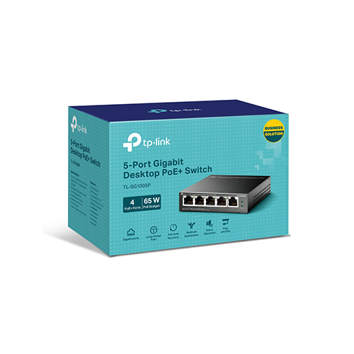 ქსელის გამანაწილებელი - TP-Link SG1005P + Poe