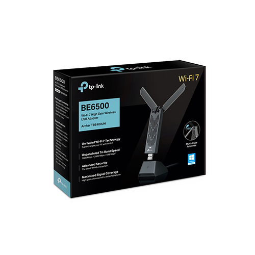 USB Wi-Fi მიმღები - TP-Link BE6500 Archer TBE400UH Wi-Fi 7