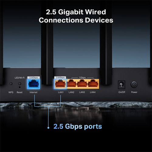 Wi-Fi როუტერი - TP-Link Archer BE6500 TBE400UH Wi-Fi 7 4G LTE Router + Sim Card Port