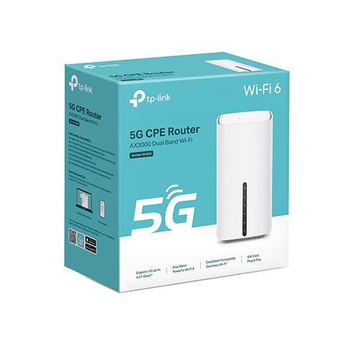 Wi-Fi როუტერი - TP-Link NX500 Archer AX3000 5G LTE Router + Sim Card Port