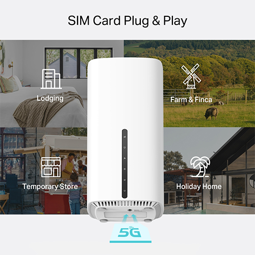 Wi-Fi როუტერი - TP-Link NX500 Archer AX3000 5G LTE Router + Sim Card Port