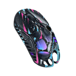 Wireless Rechargeable Bluetooth Mouse - GravaStar Mercury X Pro 8K Neon Graffiti Rechargeable WL BT