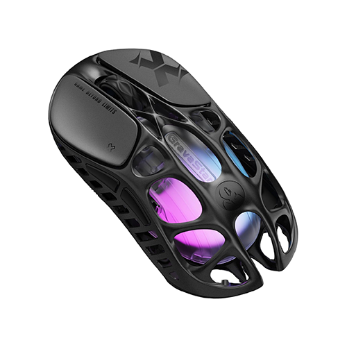უკაბელო ტენვადი მაუსი - GravaStar Mercury X Black Rechargeable WL