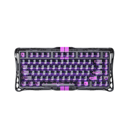 მექანიკური კლავიატურა - GravaStar Mercury V75 Transparent Black