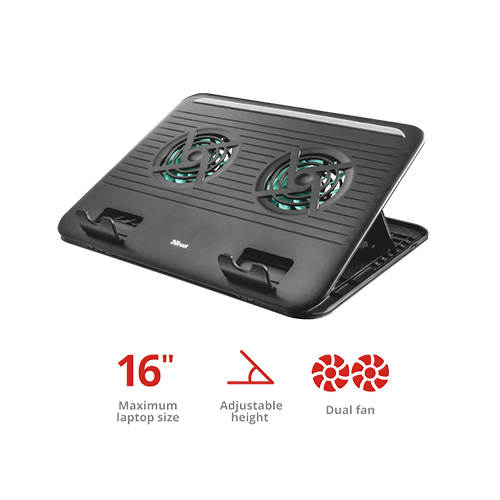 ნოუთბუქის გაგრილება - Trust Cyclone For 16