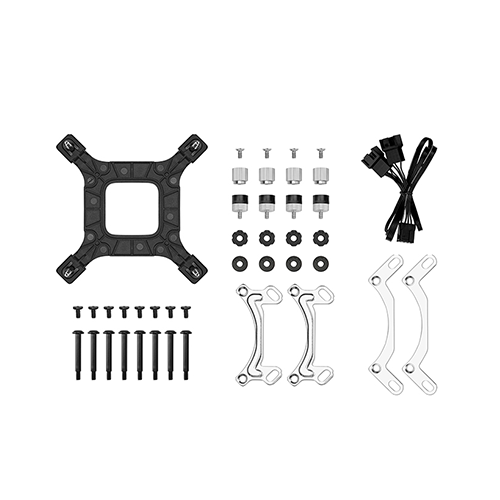 პროცესორის წყლის გაგრილება - Deep Cool LE240 V2 240 mm ARGB Black