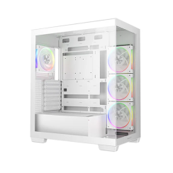 Case - Deep Cool CG580 4F V2 WH White - 4x120 Fan ARGB