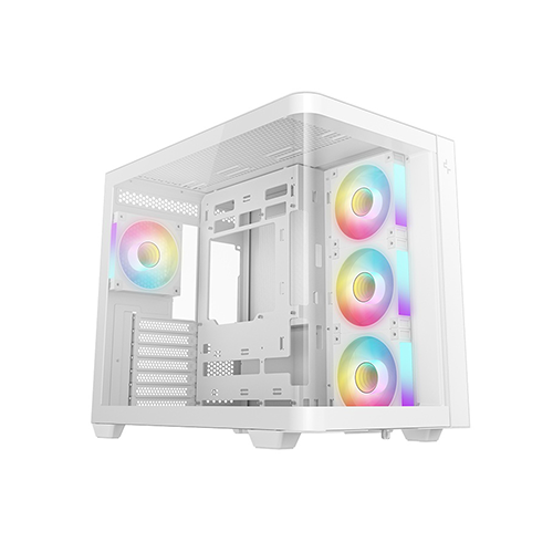 ქეისი - Deep Cool CG530U 4F WH White - 4x120 Fan ARGB