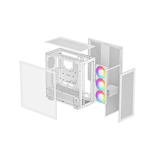 ქეისი - Deep Cool Morpheus WH White - 3x140 Fan ARGB