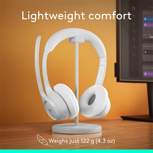 უკაბელო Bluetooth ყურსასმენი - Logitech Zone 300 White WL BT