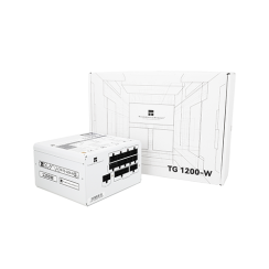 კვების ბლოკი - Thermal Right TG-1200 1200 Watt 80 Plus Gold Full Modular White