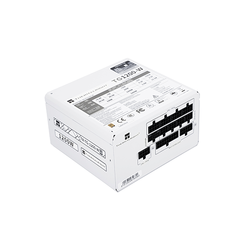 კვების ბლოკი - Thermal Right TG-1200 1200 Watt 80 Plus Gold Full Modular White