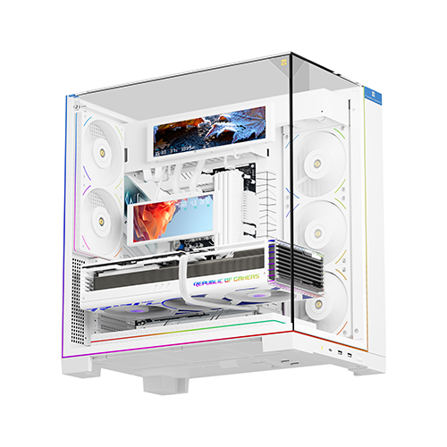 ქეისის მონიტორი - Thermal Right Trofeo Vision 360 ARGB White 9.16 LCD