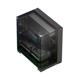 ქეისი - Thermal Right TR-A70 Black - 5x120 Fan ARGB