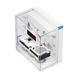 Case - Thermal Right TR-A70 White - 5x120 Fan ARGB