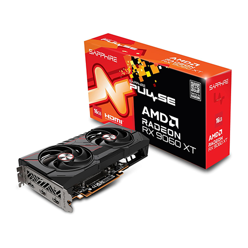 ვიდეობარათი - Sapphire Pulse Radeon RX 9060 XT 16 GB Gaming Oc