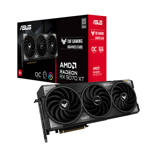 ვიდეობარათი - Asus Tuf Gaming Radeon RX 9070 XT 16 GB Oc