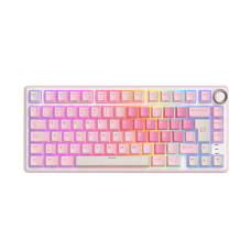 მექანიკური კლავიატურა - Royal Kludge R75-PM-XW Pink Melody