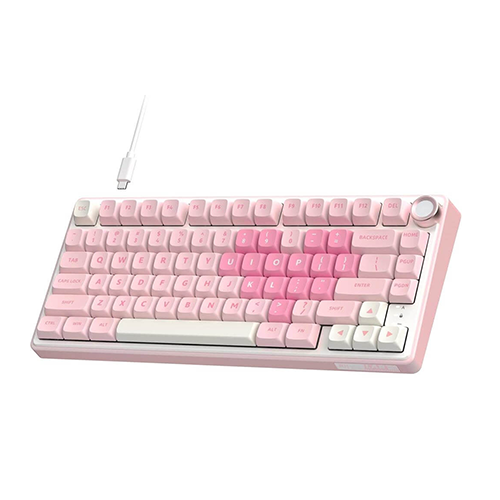 მექანიკური კლავიატურა - Royal Kludge R75-PM-XW Pink Melody