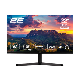 მონიტორი - 2E A2222B - 21.5 Inch / FHD / VA / 75 Hz / 6.5 Ms