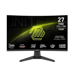 რკალური მონიტორი - Msi Mag 276CF-E20 - 27 Inch / FHD / VA / 200 Hz / 0.5 Ms