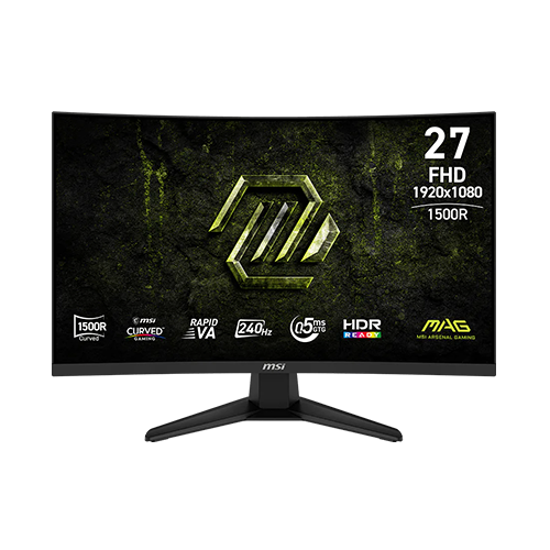 რკალური მონიტორი - Msi Mag 275CF-X24 - 27 Inch / FHD / VA / 240 Hz / 0.5 Ms