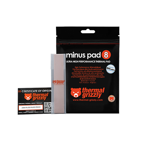 თერმო ბალიში - Thermall Grizzly Minus Pad 8 - 3.0 mm 120x20 mm