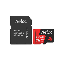 მეხსიერება - Micro SD Card Netac 256 GB + Adapter P500 Extreme Pro