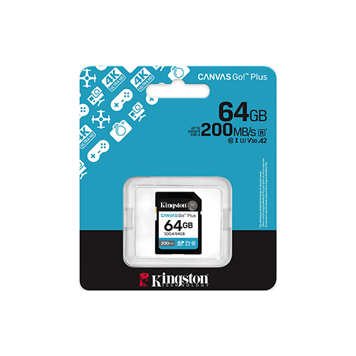 მეხსიერება - Micro SD Card Kingston 256 GB + Adapter Canvas Go Plus