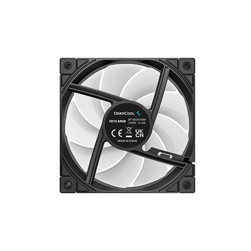 ქეისის გაგრილება - Deep Cool FD12 - 3x120 Fan ARGB Black