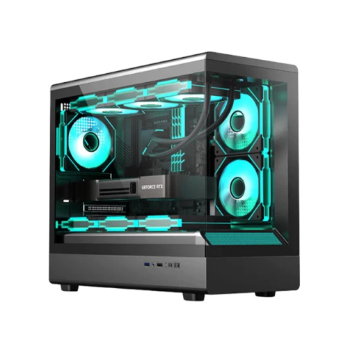 ქეისი - Golden Field Lantau Lite 360 Black - 6x120 Fan ARGB