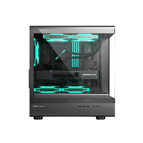 ქეისი - Golden Field Lantau Lite 360 Black - 6x120 Fan ARGB