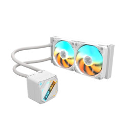 პროცესორის წყლის გაგრილება - Gigabyte Gaming 240 mm ARGB White Ice