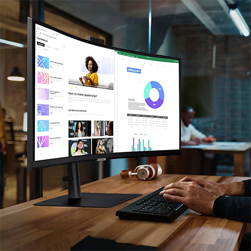 მონიტორი - Samsung ViewFinity S6 LS34C650VAIXCI - 34 Inch / UWQHD / VA / 100 Hz / 5 Ms