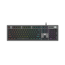 კლავიატურა - Aula F2028 Gray-Black