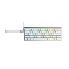 მექანიკური კლავიატურა - Aula Hero 68 Meteor Magnetic Switch White