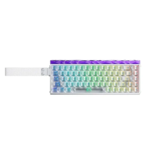მექანიკური კლავიატურა - Aula Hero 68 Silver Magnetic Switch Translucent White