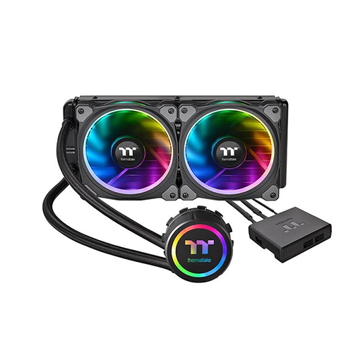 პროცესორის წყლის გაგრილება - Thermaltake Floe Riing 240 mm ARGB TT Premium Edition