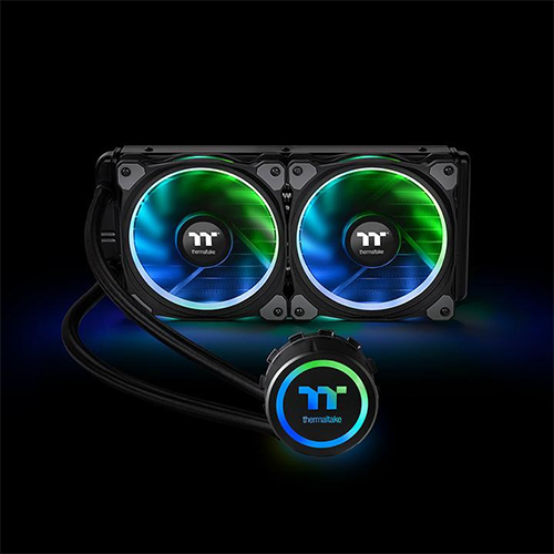 პროცესორის წყლის გაგრილება - Thermaltake Floe Riing 240 mm ARGB TT Premium Edition