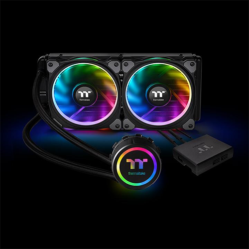 პროცესორის წყლის გაგრილება - Thermaltake Floe Riing 240 mm ARGB TT Premium Edition