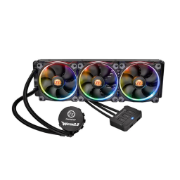პროცესორის წყლის გაგრილება - Thermaltake Riing 360 mm ARGB Black