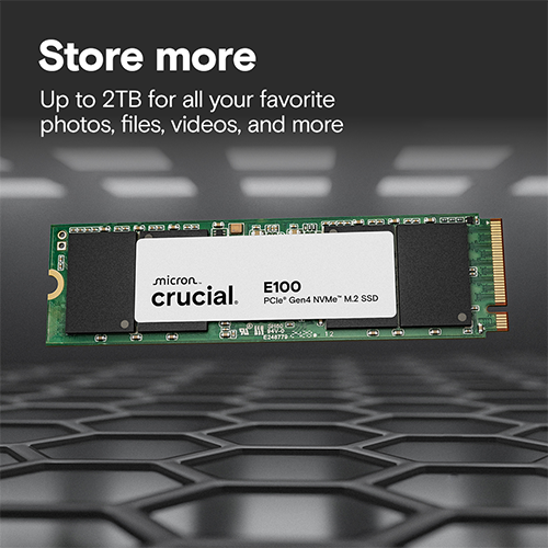 M2 SSD Crucial E100 1 TB PCIe 4.0