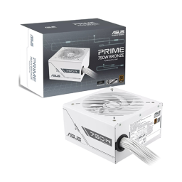 კვების ბლოკი - Asus Prime 750 Watt 80 Plus Bronze White
