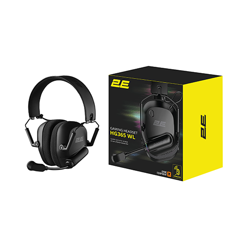 უკაბელო Bluetooth ყურსასმენი - 2E Gaming HG365 Black WL BT