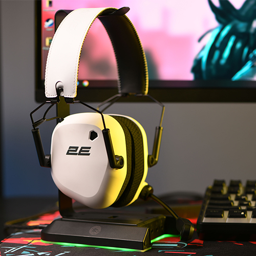 უკაბელო Bluetooth ყურსასმენი - 2E Gaming HG365 White WL BT