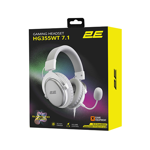 ყურსასმენი - 2E Gaming HG355 7.1 White