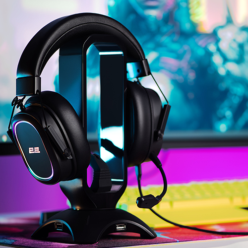 ყურსასმენი - 2E Gaming HG320 V2 7.1 RGB Black