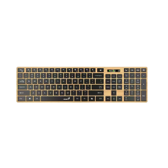 Wireless Bluetooth Keyboard - Genius SlimStar 7250BT Pine Wood WL BT