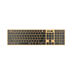 უკაბელო Bluetooth კლავიატურა - Genius SlimStar 7250BT Pine Wood BT