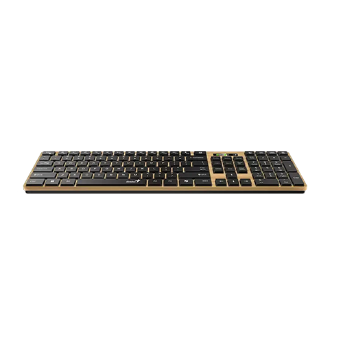 უკაბელო Bluetooth კლავიატურა - Genius SlimStar 7250BT Pine Wood BT